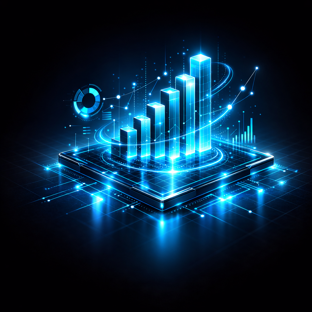 BIツールによるデータ可視化と経営分析の画面イメージ